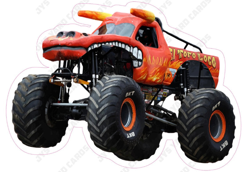 MONSTER TRUCK: 3 - Yard Card Signs by JYS International