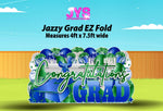 JAZZY GRAD EZ FOLD - Yard Card Signs by JYS International