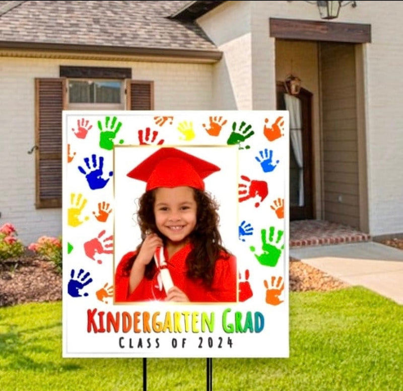 KINDER GRAD PHOTO KEEPSAKE: MULTI-PACKS - Yard Card Signs by JYS International