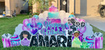 ONE STOP SHOP: PINK, TEAL, PURPLE - Yard Card Signs by JYS International