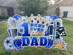 BEST EVER DAD 2: HALF SHEET - Yard Card Signs by JYS International