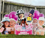 GIRL ROBLOX: HALF SHEET - Yard Card Signs by JYS International