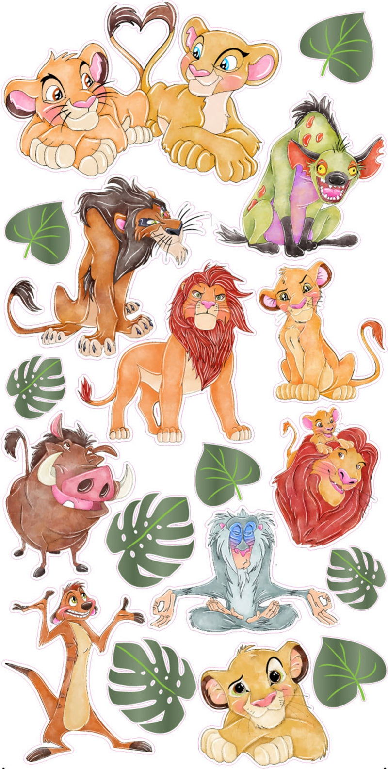 LION KING INSPIRED - Yard Card Signs by JYS International