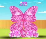 JYS BUTTERFLY CUTIES: 5FT PINK - Yard Card Signs by JYS International