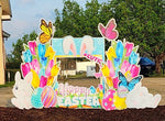 HOPPY EASTER PHOTO OP - Yard Card Signs by JYS International