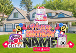 HBD INSTAGRAM THEME - Yard Card Signs by JYS International