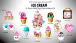 ICE CREAM TOWER - Yard Card Signs by JYS International