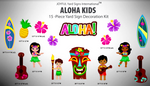 ALOHA KIDS - Yard Card Signs by JYS International