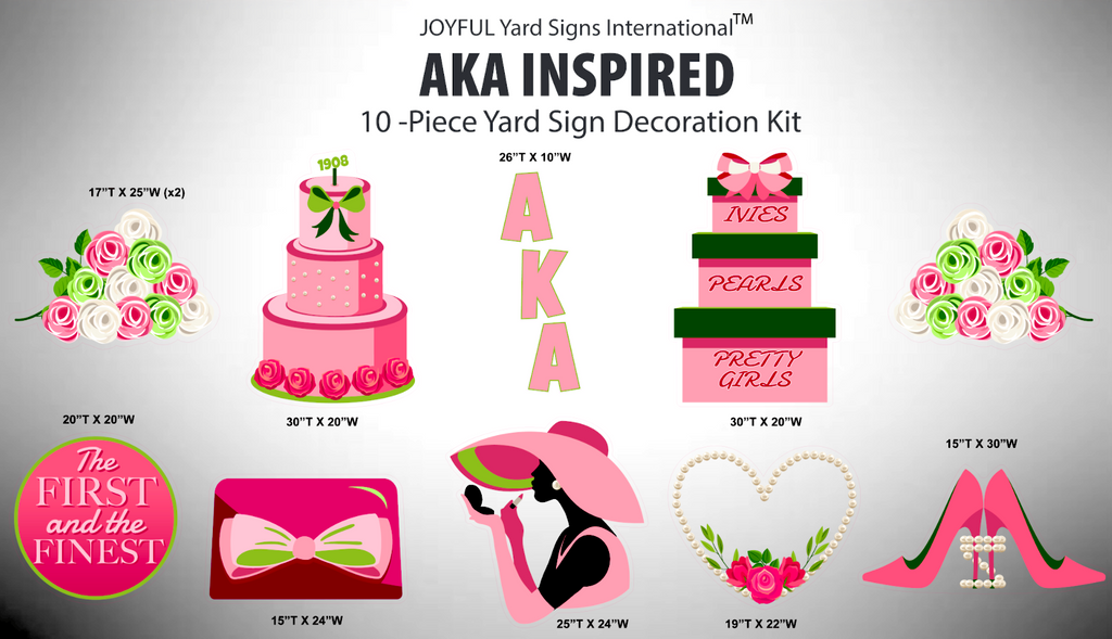 AKA INSPIRED - Yard Card Signs by JYS International