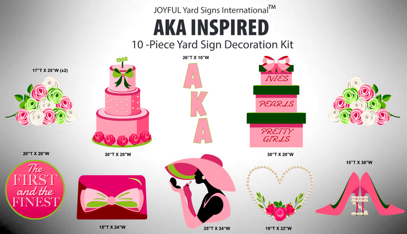 AKA INSPIRED - Yard Card Signs by JYS International