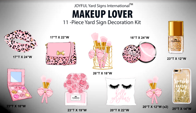 MAKEUP LOVER - Yard Card Signs by JYS International