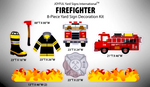 FIRE FIGHTERS - Yard Card Signs by JYS International