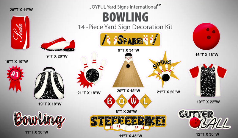 BOWLING - Yard Card Signs by JYS International