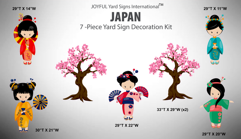 JAPAN - Yard Card Signs by JYS International