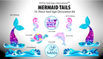 MERMAID TAILS - Yard Card Signs by JYS International