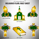 RELIGIOUS: HALF SHEET - Yard Card Signs by JYS International