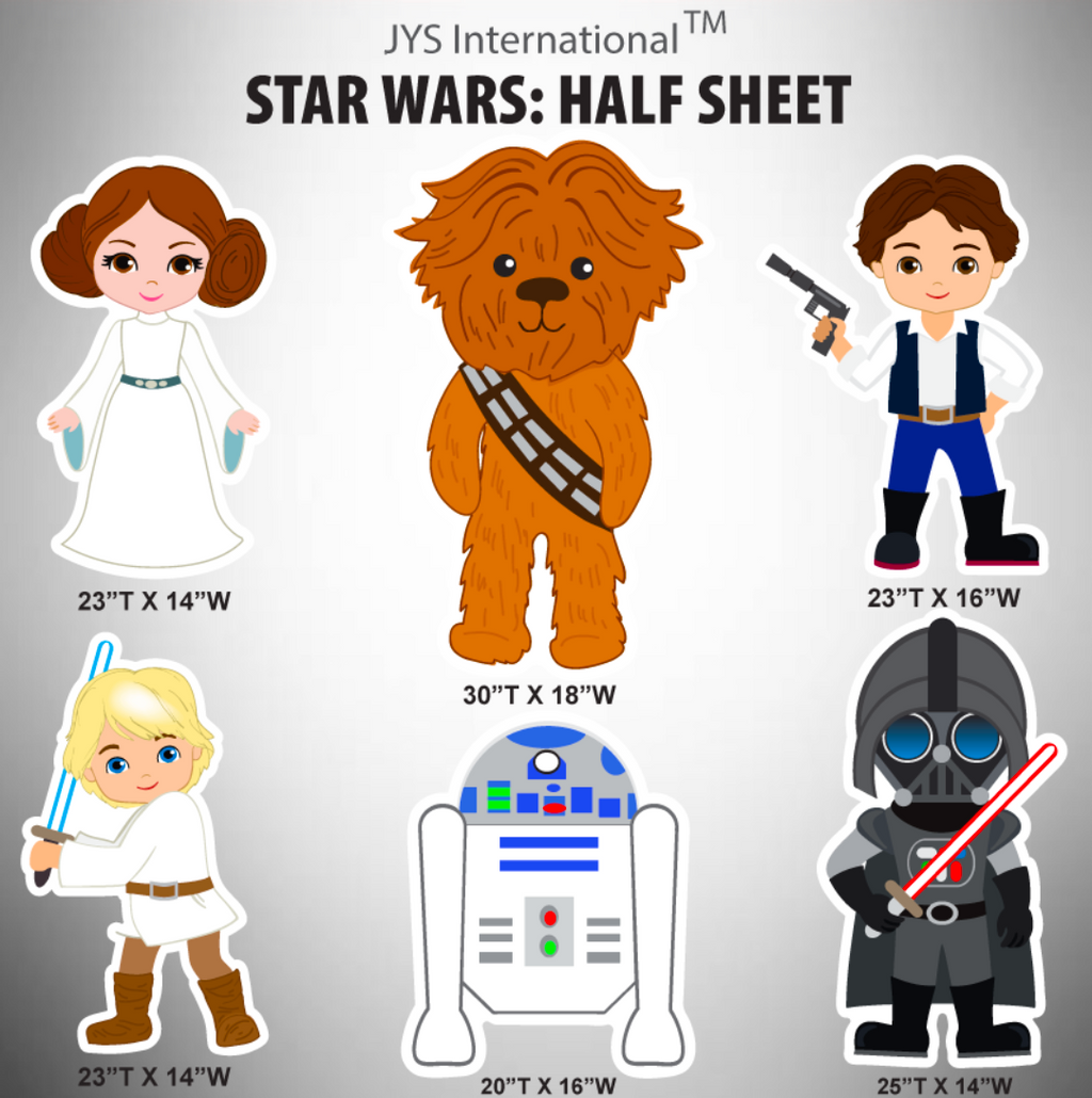 STAR WAR: HALF SHEET - Yard Card Signs by JYS International