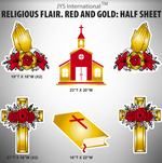 RELIGIOUS: HALF SHEET - Yard Card Signs by JYS International