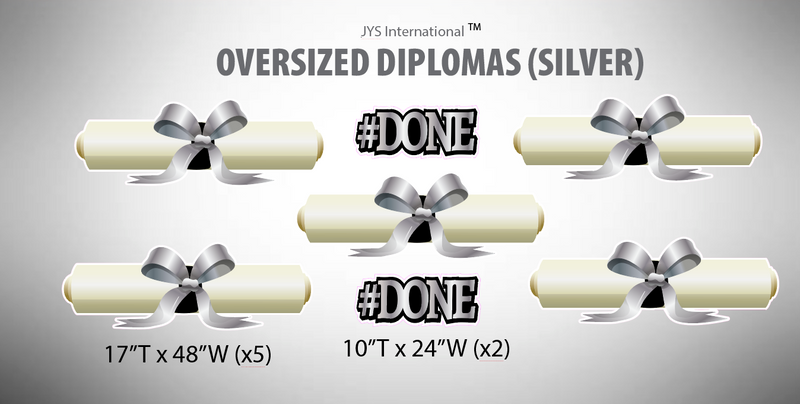 OVERSIZED DIPLOMAS (MULTIPLE COLORS) - Yard Card Signs by JYS International