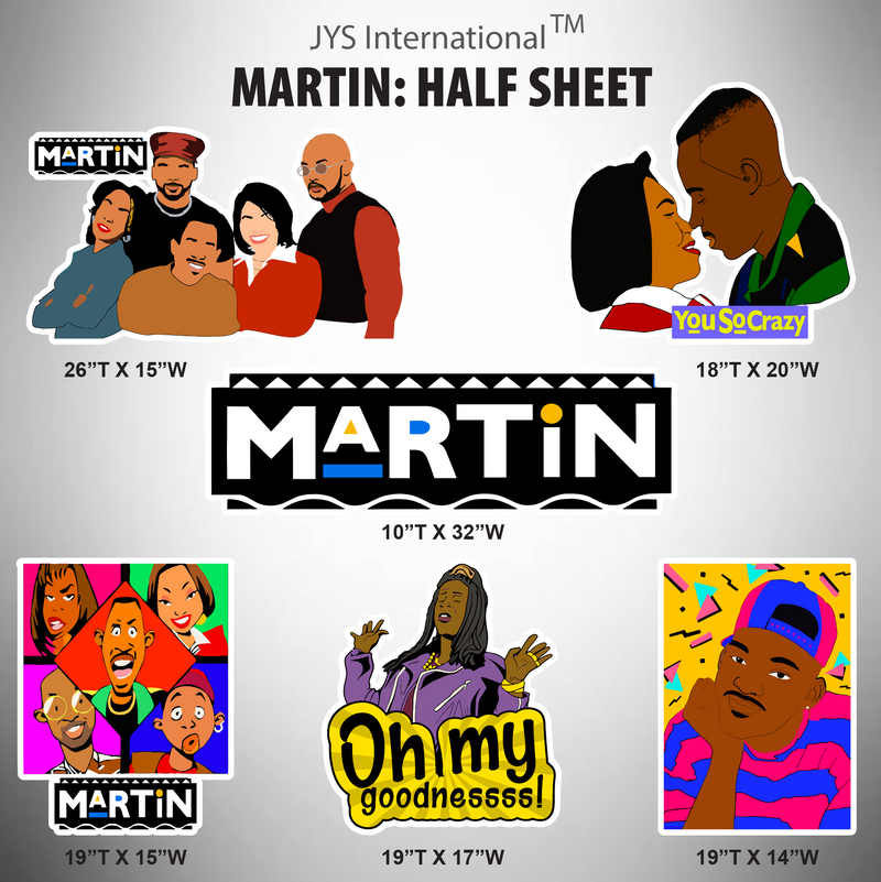 MARTIN: HALF SHEET - Yard Card Signs by JYS International