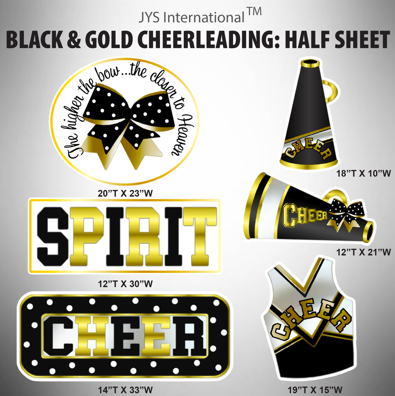 CHEERLEADING: HALF SHEET - Yard Card Signs by JYS International