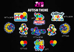 AUTISM THEME - Yard Card Signs by JYS International