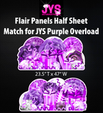 DIAMONDS & ROSES MOTHER'S DAY OVERLOAD: PURPLE (EZ FOLD) - Yard Card Signs by JYS International