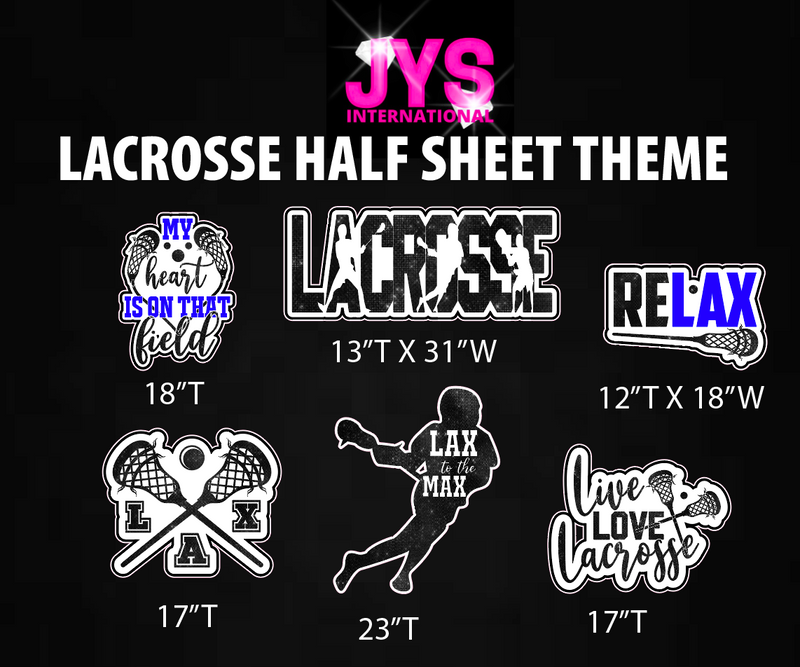 LACROSSE: HALF SHEET - Yard Card Signs by JYS International