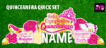 QUINCEANERA QUICK SET - Yard Card Signs by JYS International