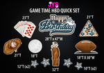 GAME TIME QUICK SET - Yard Card Signs by JYS International