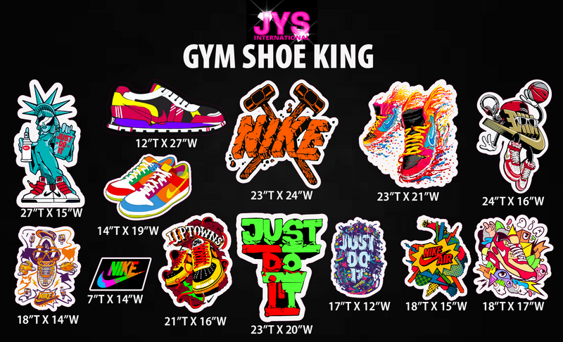 GYM SHOE KING - Yard Card Signs by JYS International