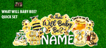 WHAT WILL BABY BEE? QUICK SET - Yard Card Signs by JYS International