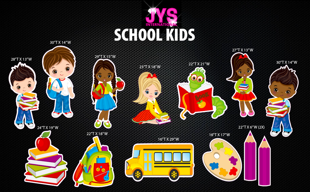 SCHOOL KIDS - Yard Card Signs by JYS International