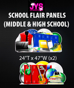 JYS OVERLOAD: WELCOME BACK (MIDDLE & HIGH SCHOOL - EZ FOLD) - Yard Card Signs by JYS International