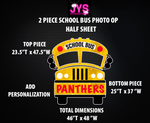 SCHOOL BUS PHOTO OP: HALF SHEET - Yard Card Signs by JYS International