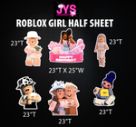 GIRL ROBLOX: HALF SHEET - Yard Card Signs by JYS International