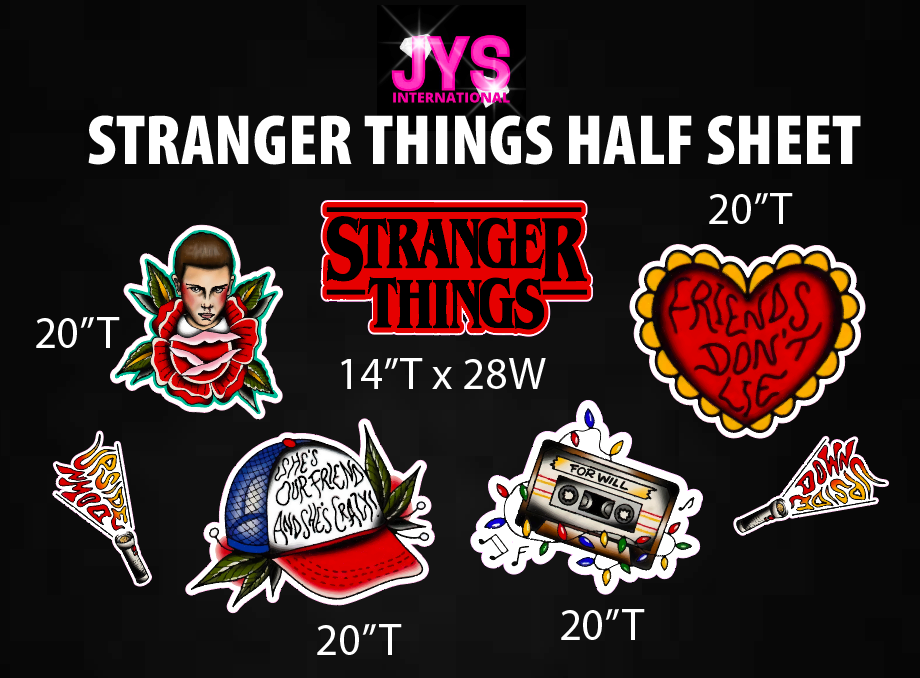 STRANGER THINGS: HALF SHEET - Yard Card Signs by JYS International