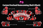 HOMECOMING EZ FOLD OVERLOAD: Multiple Colors - Yard Card Signs by JYS International