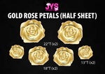 ROSE PETALS: HALF SHEET (MULTIPLE COLOR OPTIONS) - Yard Card Signs by JYS International