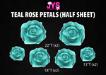 ROSE PETALS: HALF SHEET (MULTIPLE COLOR OPTIONS) - Yard Card Signs by JYS International