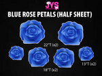 ROSE PETALS: HALF SHEET (MULTIPLE COLOR OPTIONS) - Yard Card Signs by JYS International