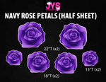 ROSE PETALS: HALF SHEET (MULTIPLE COLOR OPTIONS) - Yard Card Signs by JYS International