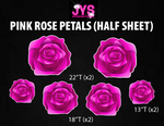 ROSE PETALS: HALF SHEET (MULTIPLE COLOR OPTIONS) - Yard Card Signs by JYS International