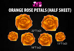 ROSE PETALS: HALF SHEET (MULTIPLE COLOR OPTIONS) - Yard Card Signs by JYS International