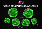 ROSE PETALS: HALF SHEET (MULTIPLE COLOR OPTIONS) - Yard Card Signs by JYS International