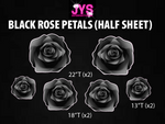 ROSE PETALS: HALF SHEET (MULTIPLE COLOR OPTIONS) - Yard Card Signs by JYS International