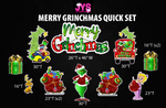 MERRY GRINCHMAS QUICK SET - Yard Card Signs by JYS International