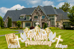 PASTOR APPRECIATION & ANNIVERSARY EZ SET - Yard Card Signs by JYS International