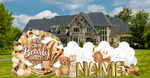 ROUND BACKDROP: BEARLY WAIT! - Yard Card Signs by JYS International