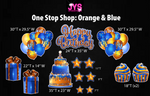 ONE STOP SHOP: ORANGE & BLUE - Yard Card Signs by JYS International